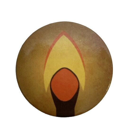 BioShock - Plasmid Flame Button Sanshee 1.25 2017 Retired Match Burn - Picture 1 of 6